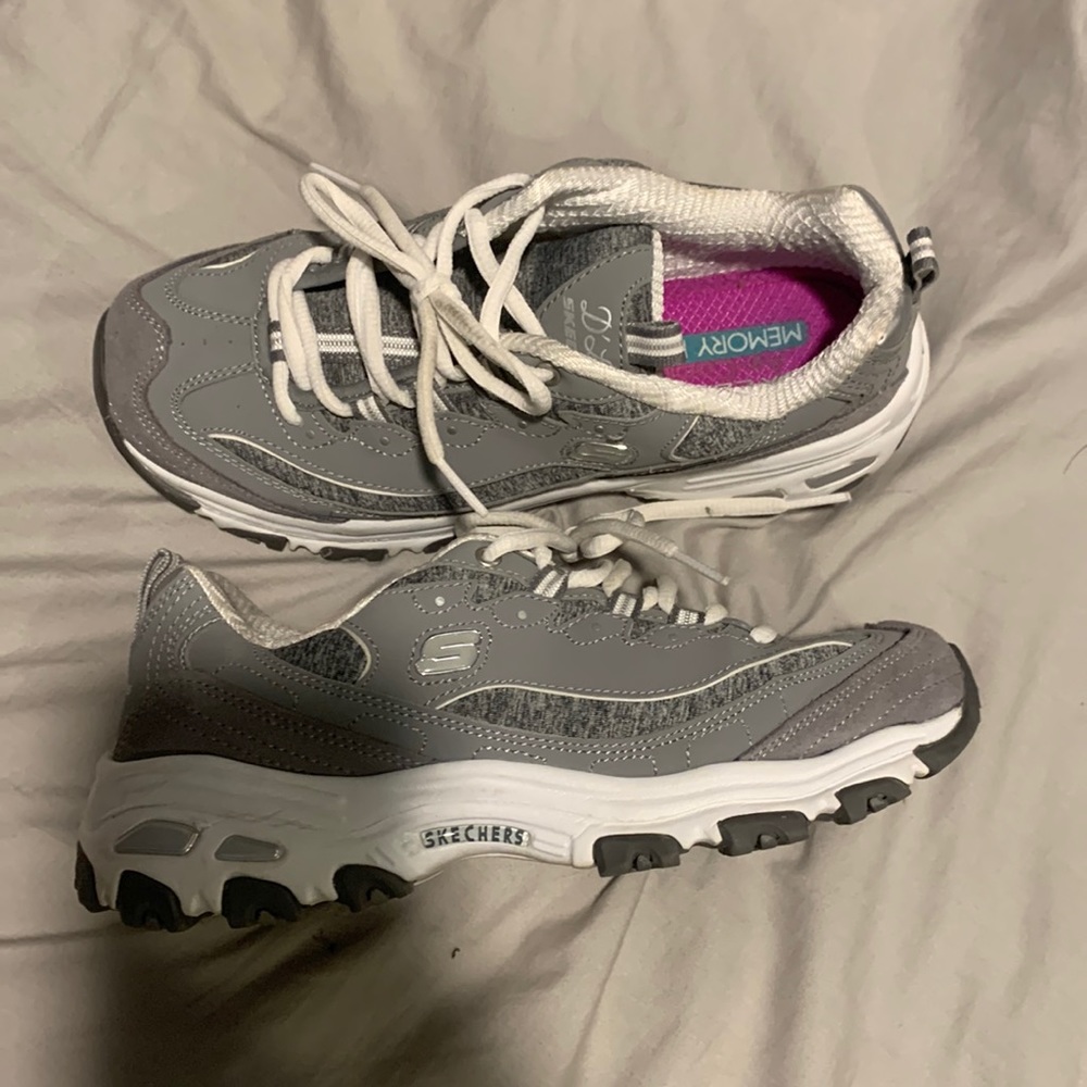 Grey Skechers